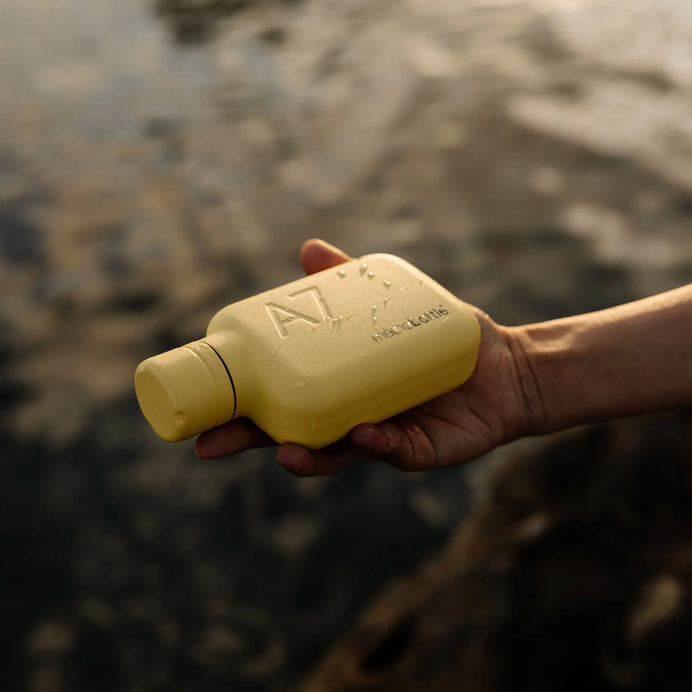 A7 memobottle (Stainless Steel) - Butter Yellow - Image 5